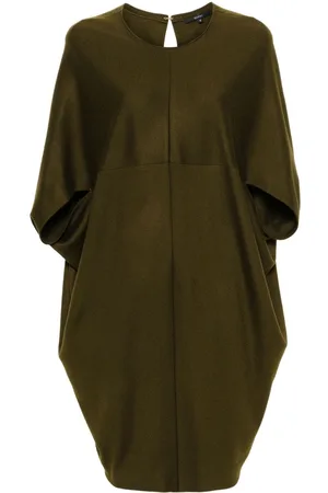 Gucci Vestido midi estilo capa