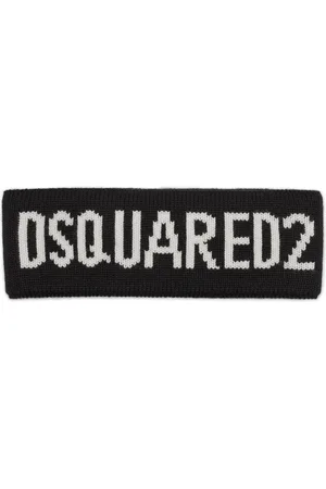 Dsquared2 Diadema con logo en intarsia