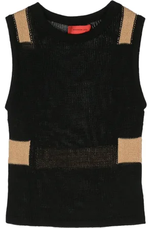 ECKHAUS LATTA Top tejido sin mangas con diseño color block