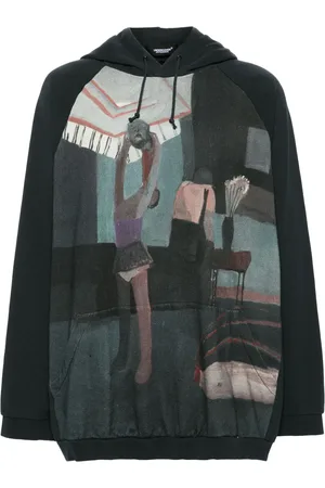 UNDERCOVER Hoodie con estampado gráfico