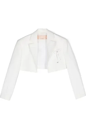 Elisabetta Franchi Blazer con detalles de cristal