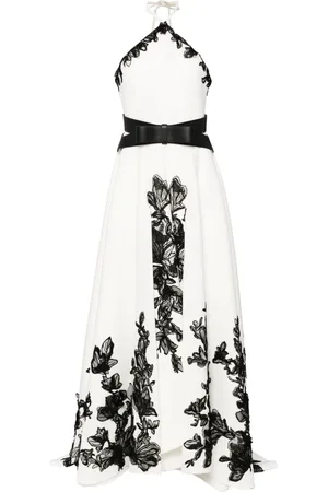 Saiid Kobeisy Vestido de fiesta con bordado floral