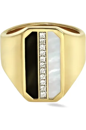 Lark & Berry Anillo Eclipsis en oro amarillo de 18kt con diamantes