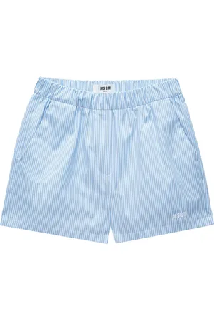 Msgm Shorts deportivos con rayas estampadas