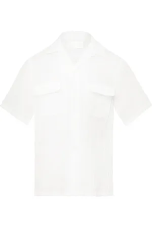 Maison Margiela Camisa translúcida de manga corta