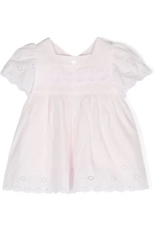 PATACHOU Vestido con bordado inglés