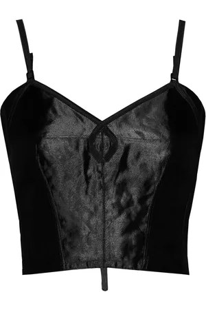 Maison Margiela Camiseta de satén Metal