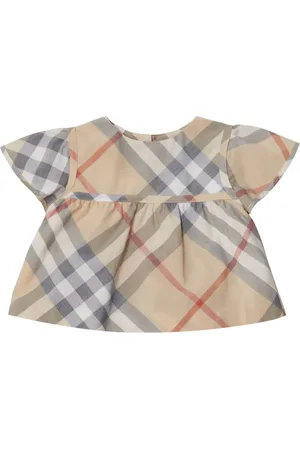 Burberry Blusa con estampado de cuadros