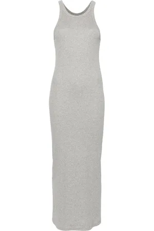 Totême Vestido largo de tejido fino canalé