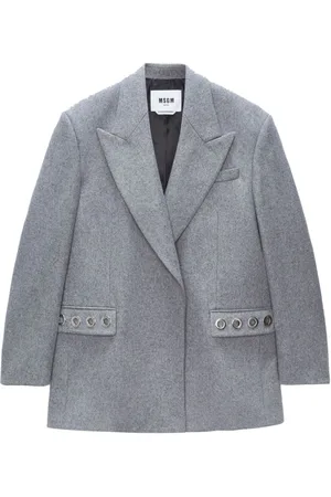 Msgm Blazer con botones y detalles de ojales