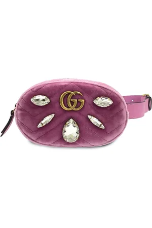 Gucci Cangurera GG Marmont Velvet Crystal 2016-2023