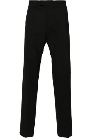 Maison Margiela Pantalones de vestir con estampado de rayas diplomáticas