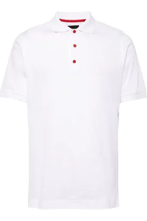 Kiton Playera tipo polo de tejido fino
