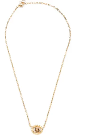 Dior Collar de cadena con dije del logo