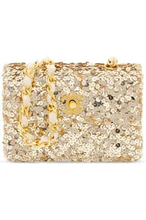 CHANEL Bolsa de hombro Classic Flap mini 1990