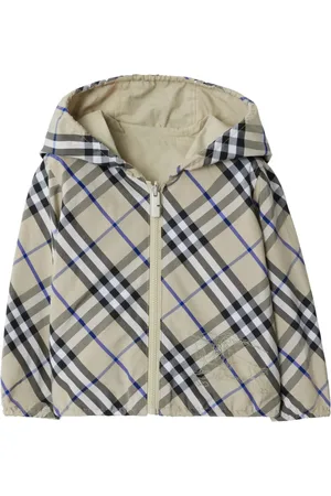 Burberry Chamarra reversible con cuadros estampados