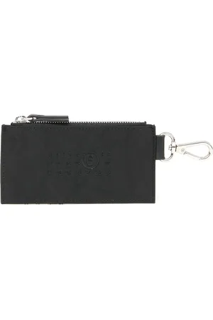 Maison Margiela Tarjetero con logo en relieve