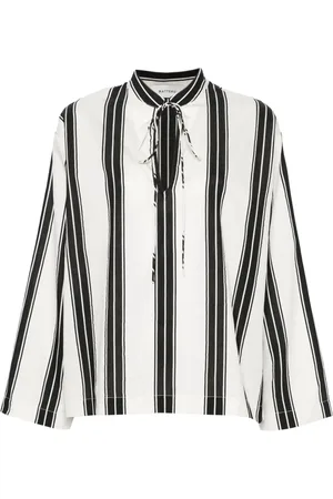 MATTEAU Blusa a rayas con cuello en V