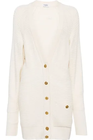 CHANEL Cárdigan con botones Clover 2000