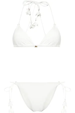 ZIMMERMANN Bikini con aplique floral
