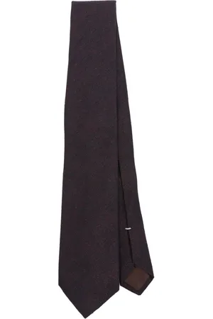 CANALI Corbata de seda con motivo en jacquard