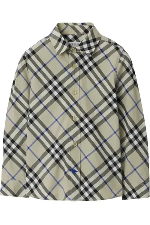 Burberry Camisa con cuadros estampados