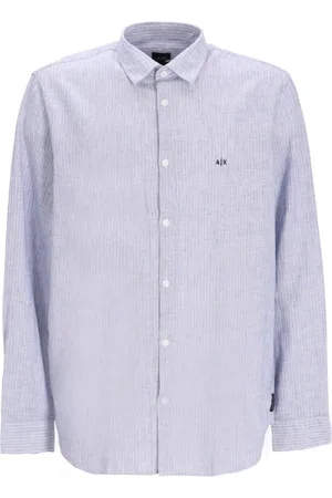Armani Exchange Camisa con logo bordado