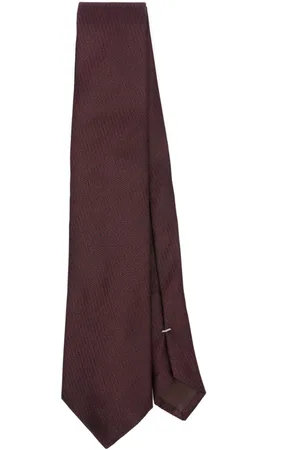 CANALI Corbata de seda con motivo en jacquard