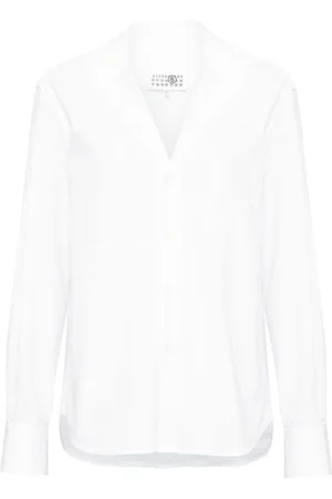 Maison Margiela Camisa con cuello en V