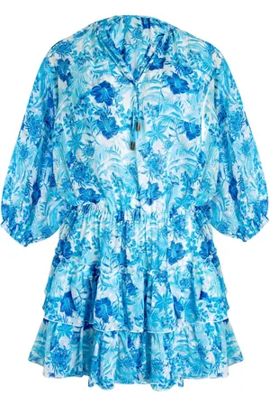 Vilebrequin Vestido corto con estampado floral