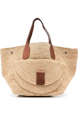 IBELIV Bolsa de hombro de rafia Laza II