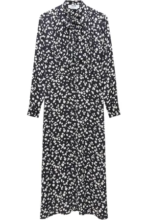 Msgm Vestido largo con estampado de lunares
