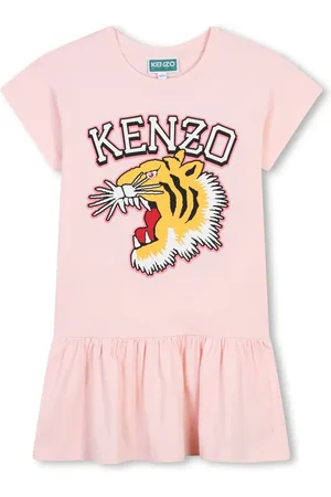 Kenzo Vestido con estampado Tiger