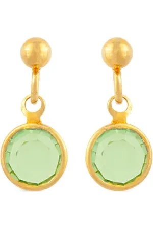 Susan Caplan Aretes con detalles de cristal 1980