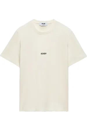 Msgm Playera con logo estampado