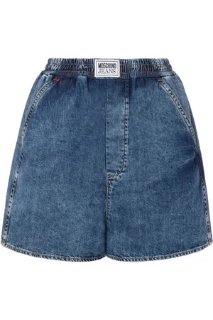 Moschino Shorts de mezclilla con pretina elástica