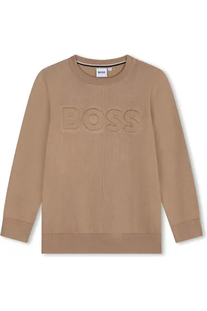 HUGO BOSS Suéter con logo en relieve