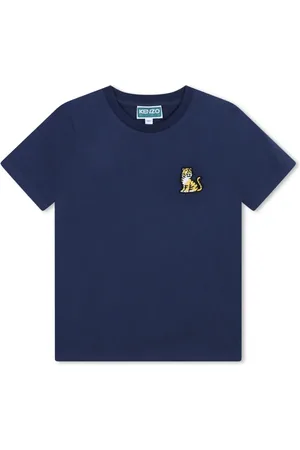 Kenzo Playera con aplique de tigre