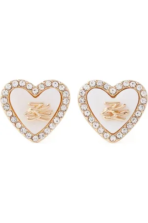Karl Lagerfeld Aretes Autograph Heart