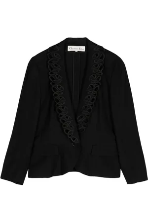Dior Blazer con botones y ribete bordado