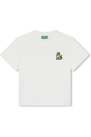 Kenzo Playera con aplique de tigre