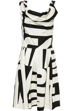 Vivienne Westwood Vestido con estampado abstracto 2013-2014