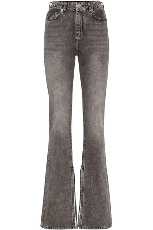 Philipp Plein Jeans acampanados con tiro alto