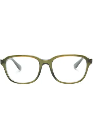 Ray-Ban Lentes con armazón cuadrada y placa del logo