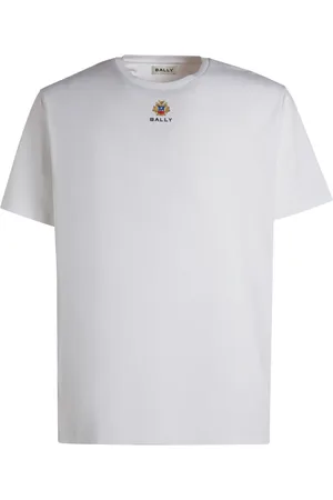 Bally Playera con cuello redondo y logo bordado