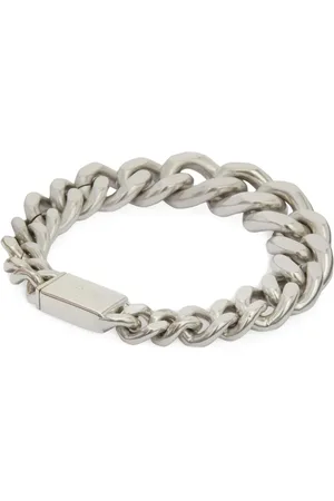 Jil Sander Pulsera con logo grabado