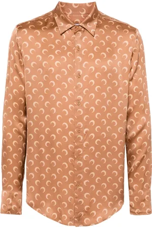 Marine Serre Camisa con motivo Crescent Moon
