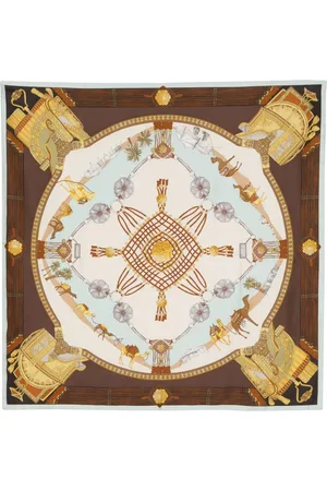 Etro Mascada de seda con estampado gráfico
