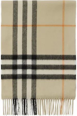 Burberry Bufanda de cachemira con motivo de cuadros