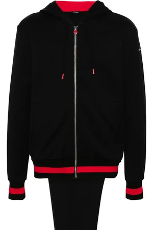 Kiton Traje deportivo con logo bordado